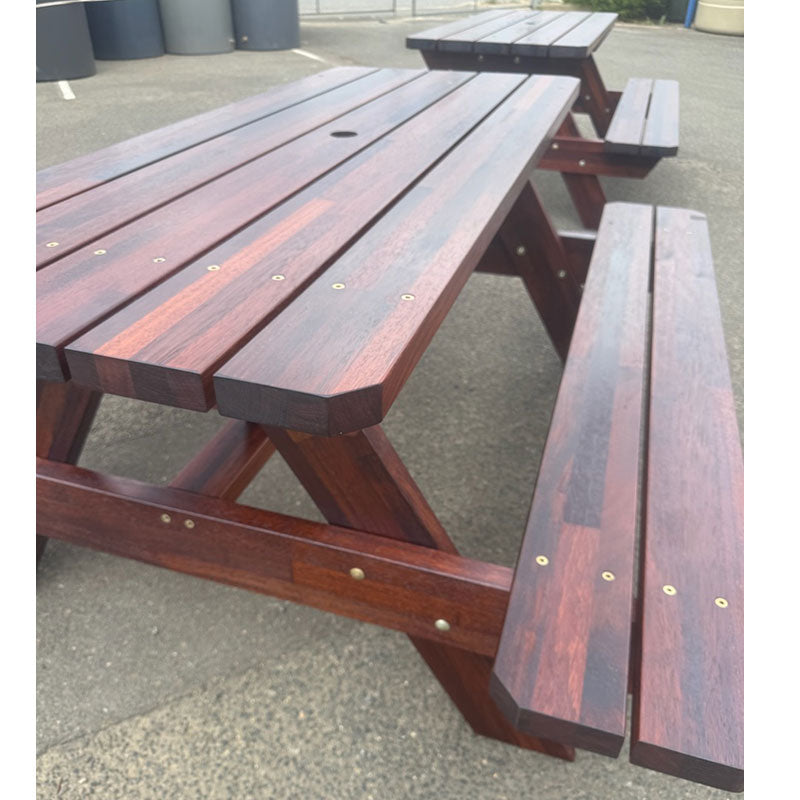 Wooden Picnic Table (PARK BENCH) 10 Seater